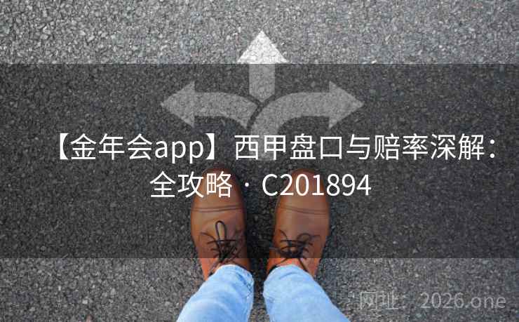 【金年会app】西甲盘口与赔率深解：全攻略 · C201894